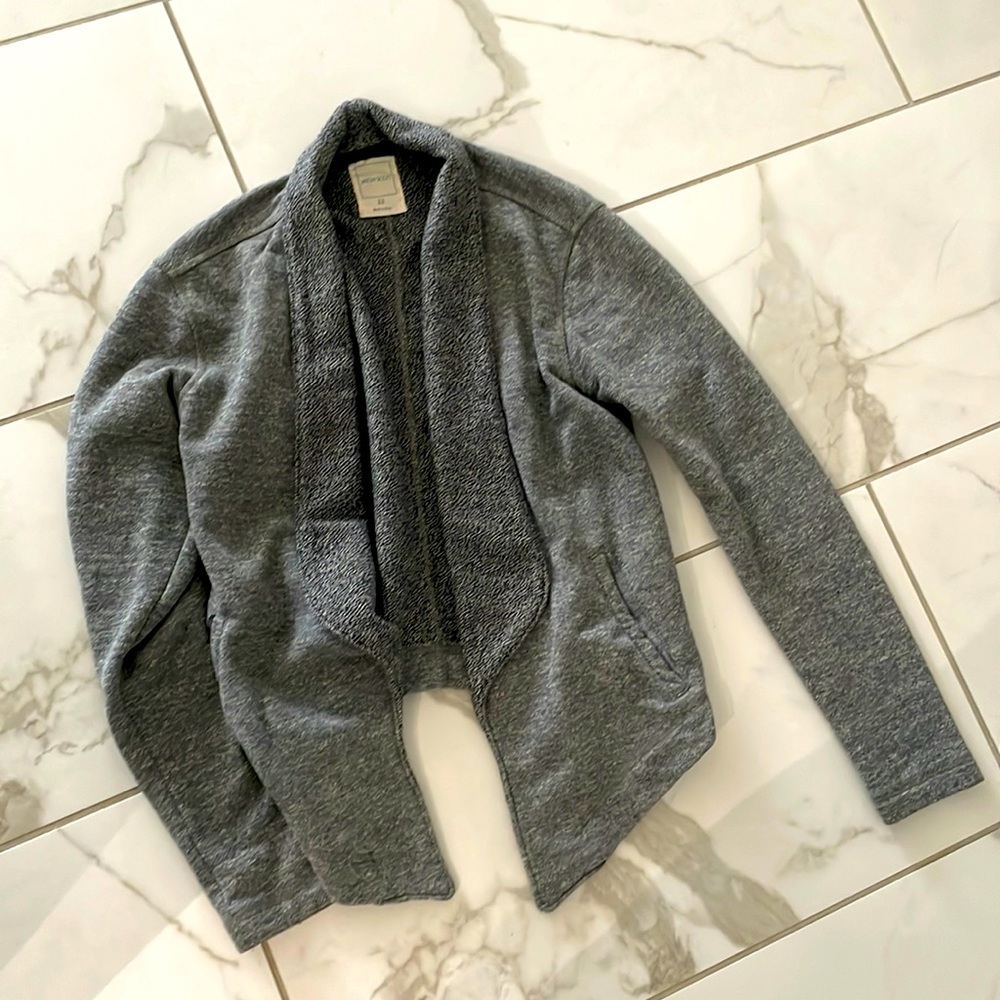 Jason Scott - sweatshirt material blazer - open front